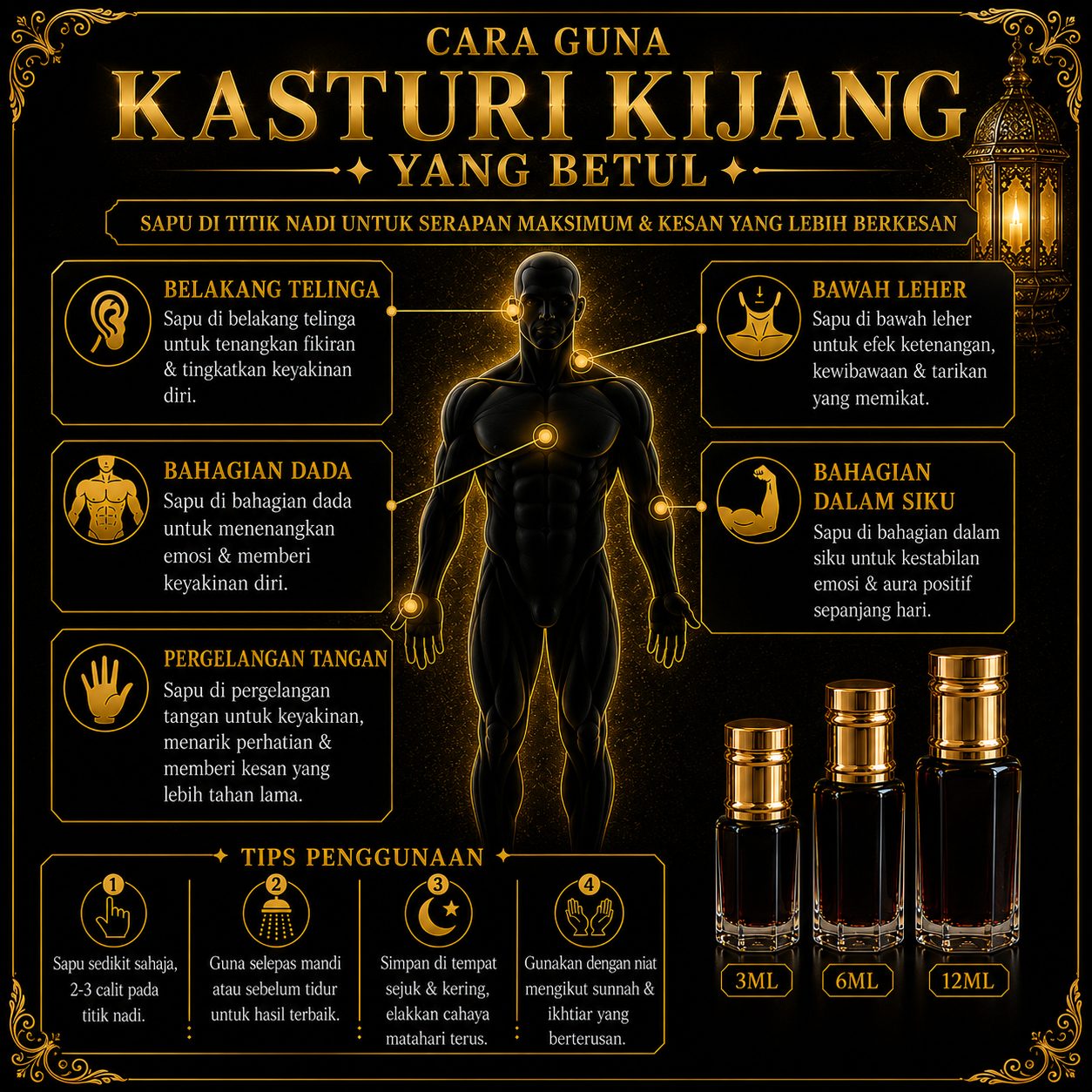 Cara Guna Kasturi Kijang